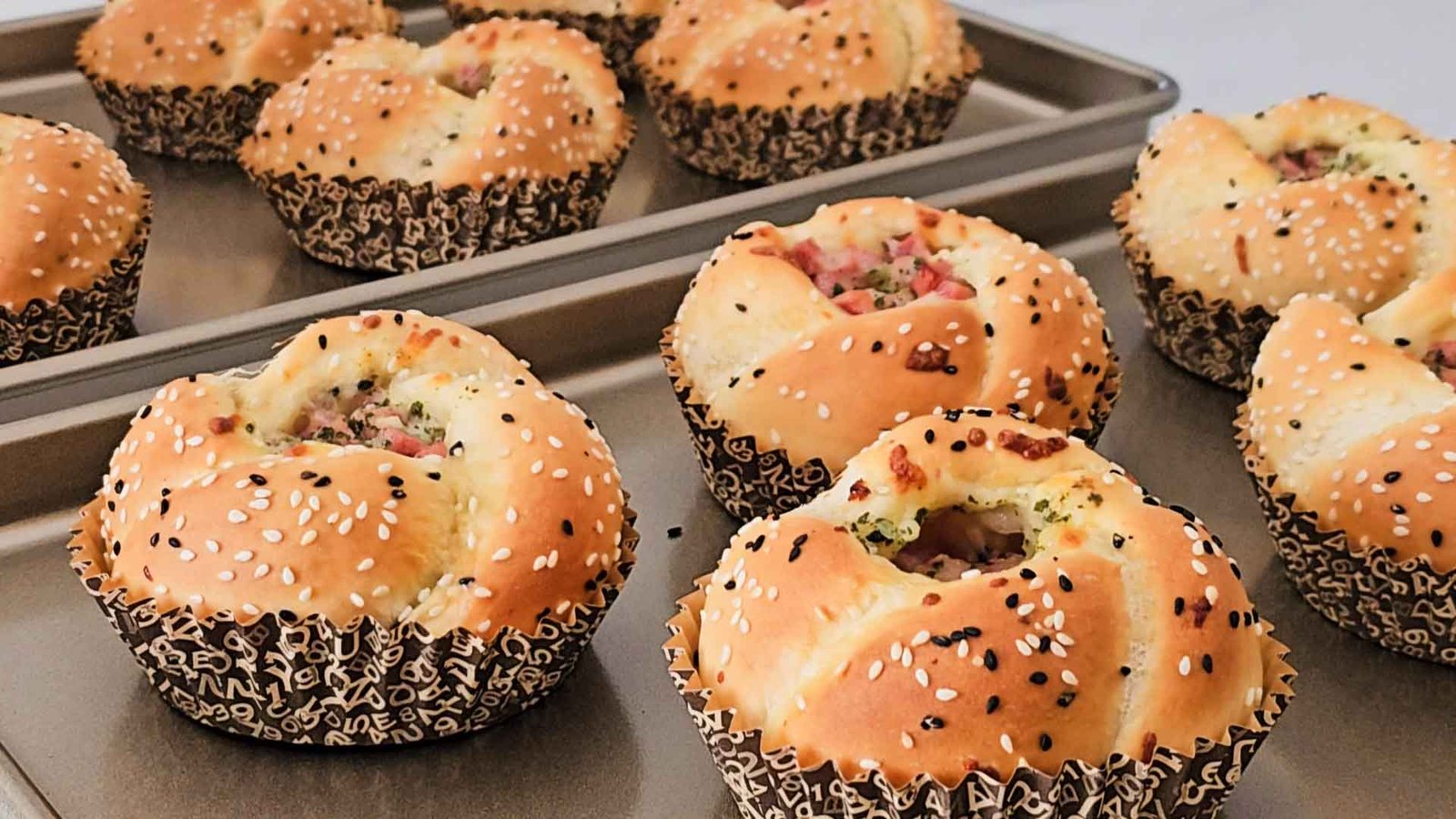 Watch Ham Mozzarella Bread Rolls recipe on YouTube