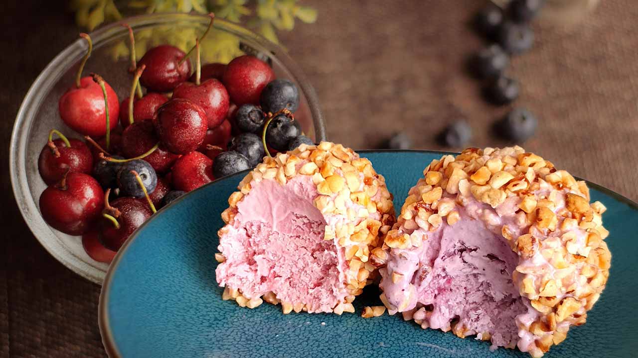 Blueberry & Cherry Ice Cream